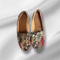 Hand Embroidered Military Print Shoes