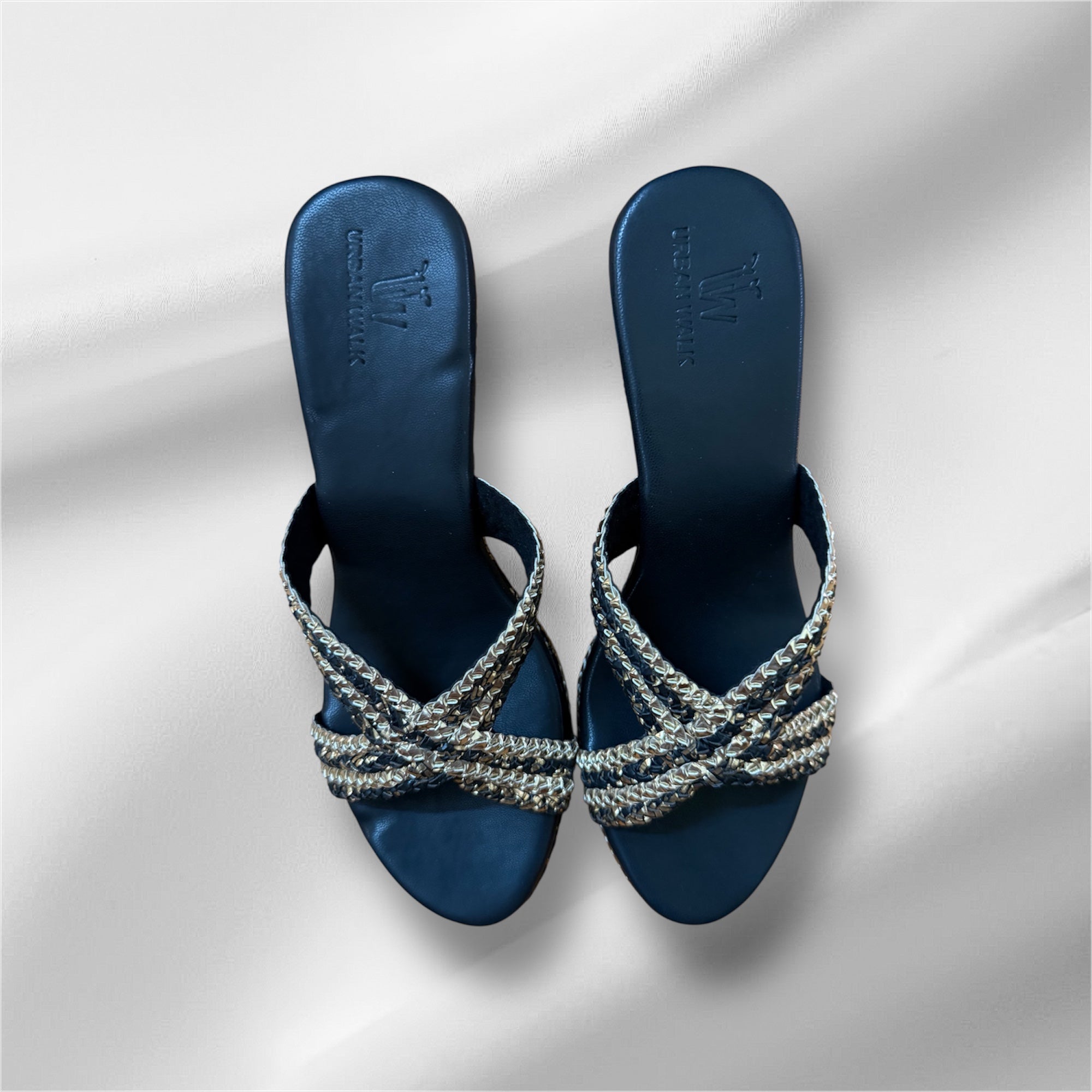 Black And Gold Platforms