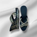 Black And Gold Platforms