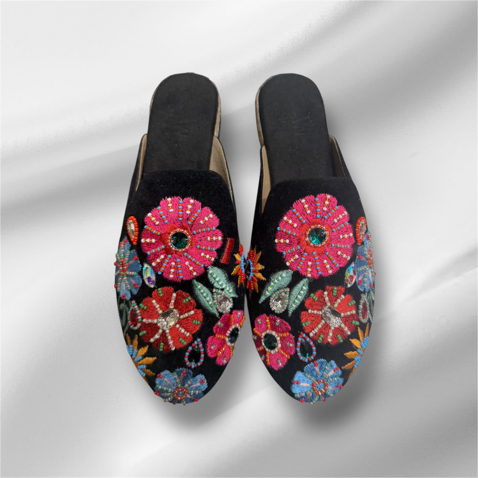 Multicolour Half Shoes