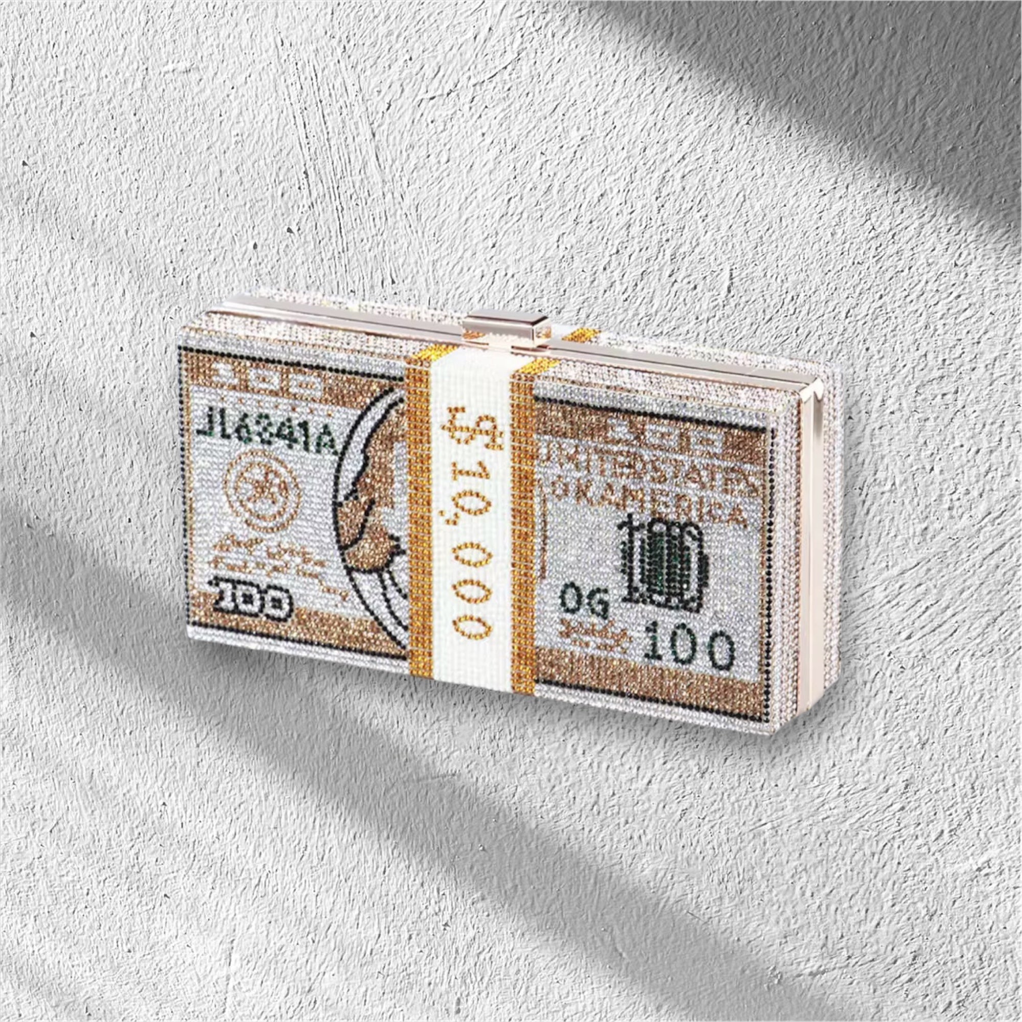 Dollar Clutch (Gold)