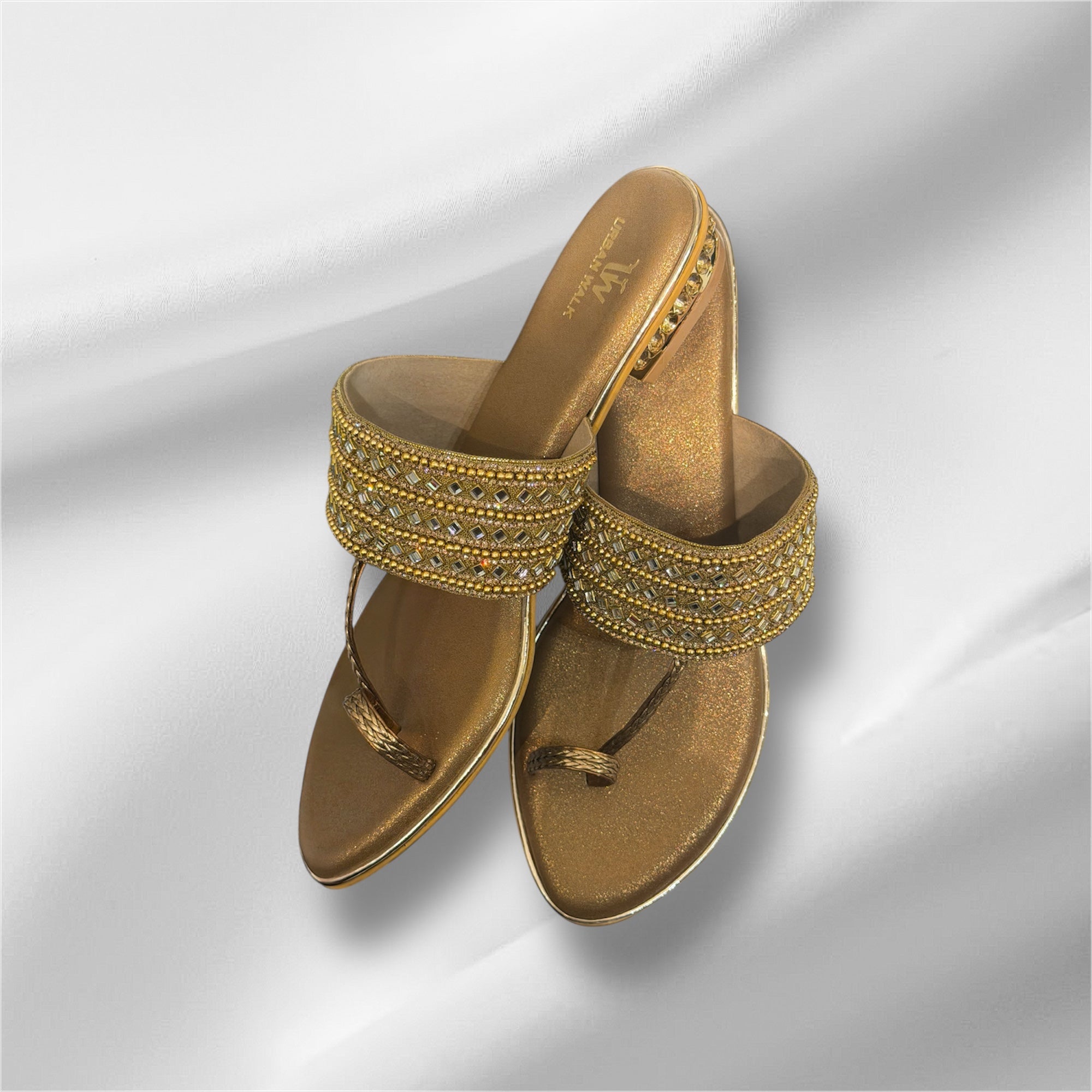 Brown Kolhapuri Style Flats